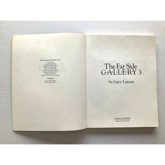 The Far Side Gallery 3 Gary Larson Book EUC - Picture 3 of 4